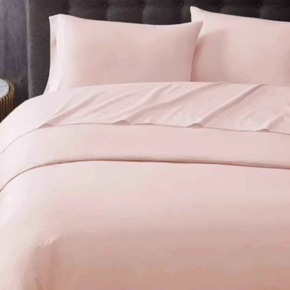 Truly Calm Ashly Cooper home for health Twin XL 3PC sheet set Blush new